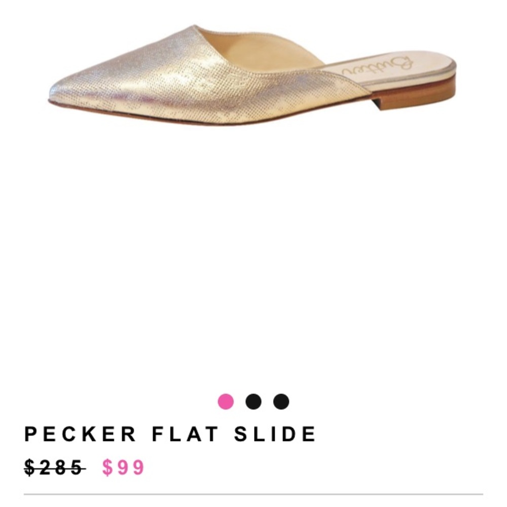 Sold out - Pecker gold flats by Butter